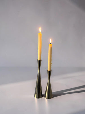 Vintage Ikea stainless steel candle holders