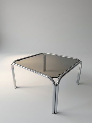 Smoked glass coffee table