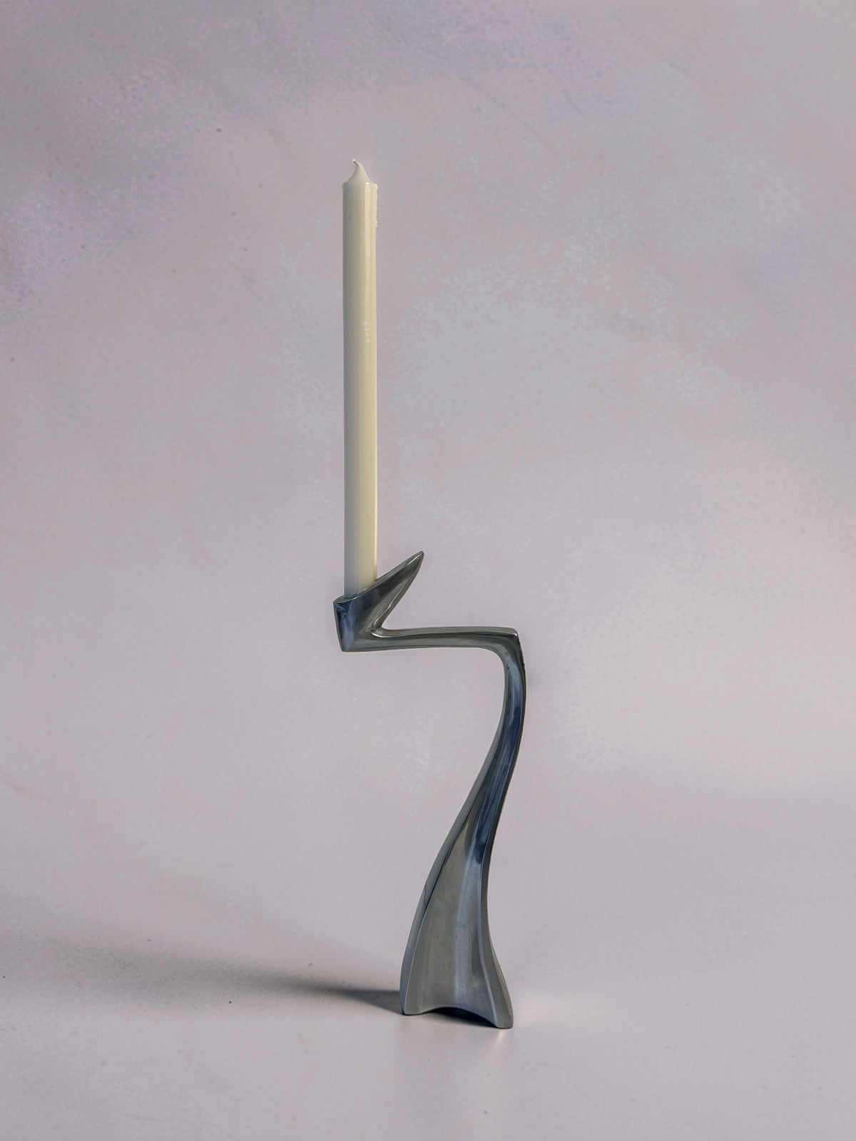 Swan candle holder by Matthew Hilton for SCP