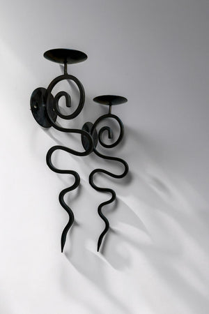 Set of 2 wall candle holders